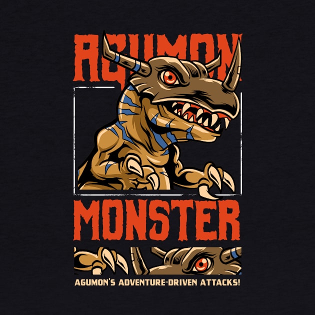 Agumon Whimsy by Harrisaputra